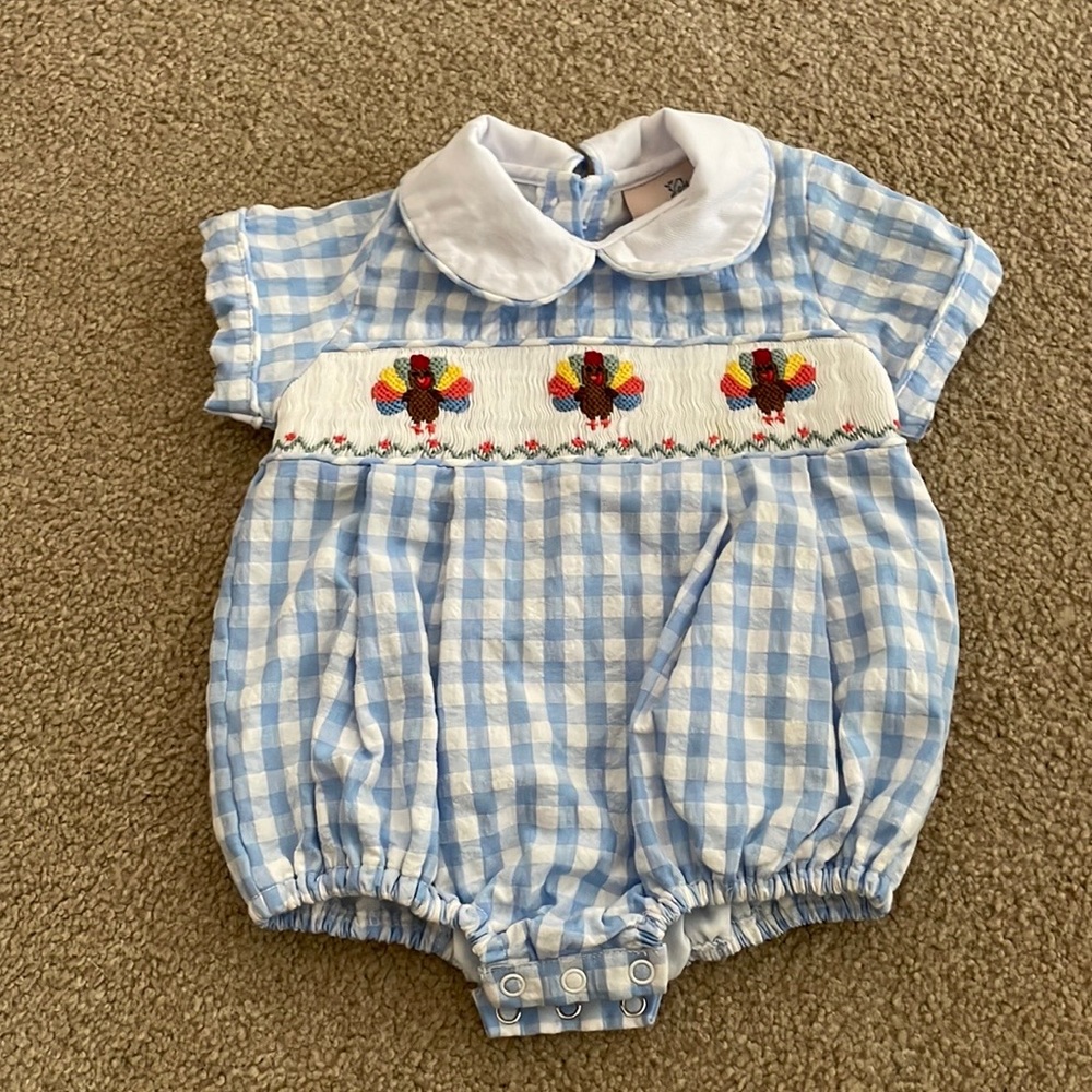 Boys smocked bubble